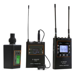Micrófono transmisor y receptor de cámara inalámbrica, E-IMAGE, uhf, MTR-S2, para entrevista - Product Image 1