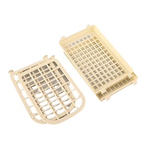 Étagère de bureau en plastique ajourée créative à 2 niveaux, support de rangement polyvalent pour bureau, cuisine, salle de bain - Product Image 5