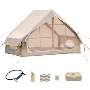 Tienda de Aire Hinchable para Glamping al Aire Libre Plegable, 6.3 M² de Oxford o Lona Impermeable con Bomba de Aire para Campamentos Familiares - Product Image 6