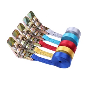 Sangles d'arrimage à cliquet avec crochets doubles en <span class=keywords><strong>J</strong></span>, sangles robustes pour camion, remorque, moto, bateau, transport de marchandises - Product Image 2