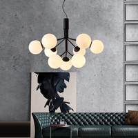 Simig éclairage moderne lampe Noire Jane sur 2019 Nouvelle Maison Étude Chambre Salon Lustre lumière