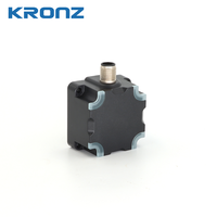 KRONZ Tête de lecture et d'écriture RFID carrée avec lecteur RS-485 13.56MHz Affichage LED 5Pin M12 A Connecteur mâle codé Tête de lecture et d'écriture HF