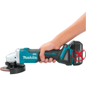 Amoladora Angular Inalámbrica de Litio Recargable de 18 V para <span class=keywords><strong>DGA504</strong></span>, Kit de Herramientas Eléctricas de Pulido y Corte de 4 Velocidades, 800 W para Bricolaje - Product Image 1