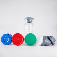 Couvercles de flacons en verre personnalisés avec logo en relief ou en creux, 13 mm, 20 mm, en aluminium ou en plastique, pour l'industrie pharmaceutique