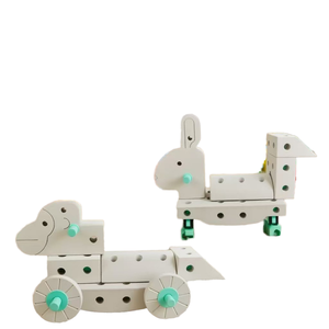 Oem Tùy Chỉnh Lớn Quy Mô 1:8 DIY Khối Xây Dựng Đồ Chơi Handmade Modu Đục Mài Màu EVA Bọt Nhựa Cho Các Độ tuổi 5 7 Năm - Product Image 4