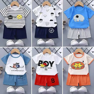 Ropa de Verano para Niños al por Mayor, Lotes Surtidos de Conjuntos para Bebés y Niños Pequeños, Exceso de Inventario, Ropa Casual, Suministro de Fábrica para el Mercado Internacional - Product Image 1