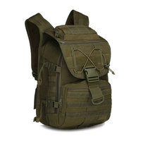 Sac à dos tactique imperméable pour hommes avec doublure en toile et motif camouflage pour sports de plein air, camping et voyage