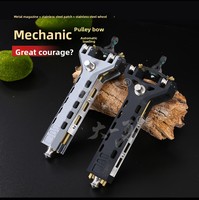 Ketapel Otomatis Flower Fairy, Tembakan Cepat 3D Berkelanjutan, Seluruh Bagian Logam, Sistem Magazen, Portabel, Praktis, Untuk Dewasa, Aktivitas Luar Ruangan