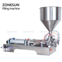 Zonnesun — Machine de remplissage pour crème à eau à Double tête, 10-100ML, Lotion hydratante, shampoing, huile cosmétique, bâton de miel, pâte alimentaire