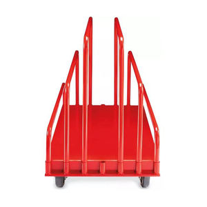 Warehouse Plywood Deck Steel Adjustable 3 Handle <strong>Flat</strong> Panel Mobile <strong>Cart</strong> - Product Image 1
