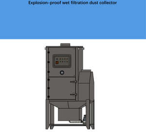 <span class=keywords><strong>Collecteur</strong></span> de poussière mobile antidéflagrant ATEX en acier inoxydable pour poudre d'aluminium, copeaux/déchets d'aluminium, et scories d'aluminium - Product Image 2