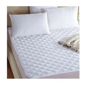 थोक कस्टम 5 स्टार होटल 100% कपास बिस्तर पर चादर बिस्तर निविड़ अंधकार बिस्तर चादर गद्दा कवर गद्दे रक्षक कपास कवर