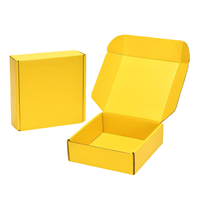 Boîte à bougies en carton pliable personnalisée, design carré, impression couleur recto-verso, boîte d'avion colorée sur mesure