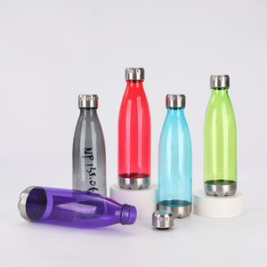 Botella de agua de fábrica, taza de agua olástica degradada a la moda, fabricantes al por mayor, deportes al aire libre, taza para sorber, cuerda, agua, Plástico - Product Image 3