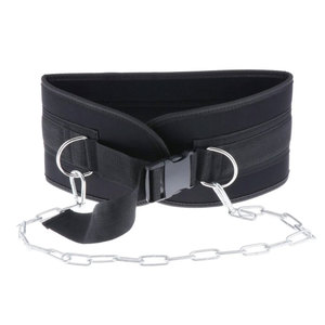 High Training Fitness Unisex Nylon Dipping <b>Belt</b> for Weightlifting Custom Logo Hot Sales Made in Pakistan - Product Image 4