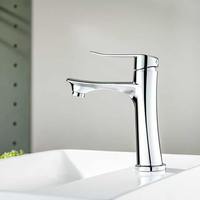 SANIVITAL Meilleure Vente Robinet Mitigeur Monotrou Chaud/Froid pour Salle de Sport et Salle de Bain, en Alliage de Zinc avec Cartouche Céramique, Robinet de Lavabo à Poser sur Plan