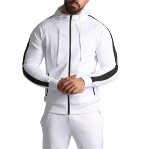 Chándales Deportivos de Alta Calidad, Personalizados, con Cierre, de Poliéster y Algodón, Casuales, para Entrenamiento, Gimnasio, para Hombre - Product Image 3