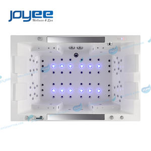JOYEE Precio Barato Grande 2-4 Personas Acrílico Interior Baño Masaje Hidroterapia Bañera de hidromasaje - Product Image 2