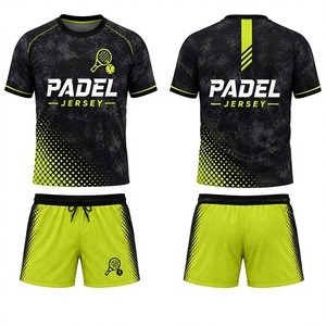 Camiseta de Bádminton Personalizada de Secado Rápido y Transpirable para Hombre y Mujer, 100% Poliéster, Cuello Redondo, Ropa Deportiva Unisex para Tenis y Pádel - Product Image 1