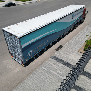 Semi-<span class=keywords><strong>remorque</strong></span> à bâche haute capacité 16,3 m, 5 essieux, 120 m³, suspension pneumatique, logo personnalisable, essieu relevable – Vente chaude - Product Image 4