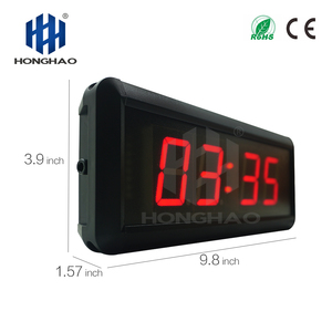 Hangzhou Honghao 6 dígitos remoto programable Crossfit boxeo entrenamiento <span class=keywords><strong>Led</strong></span> intervalo temporizador - Product Image 2