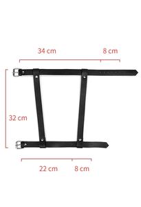 HM vibratör seks oyuncakları kadın için fetiş Slave Cosplay BDSM deri jartiyer kemer bacak buzağı esaret seksi buzağı bandajlar - Product Image 6