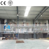 Usine de production d'aliments concentrés pour poulets de chair clé en main de 7,5 tonnes/h à vendre