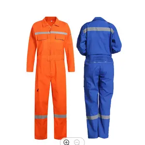 100% Cotton Safety Workwear FR Fire Retardant Safety Coveralls Nomex Coverall