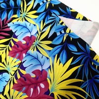 Usine directe Super doux Polyester Stretch microfibre tissus Hawaii imprime filles chemises pantalons de plage accessoires de vêtement