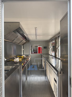 Remorques alimentaires standard européennes avec équipements, chariot alimentaire carré, camion de restauration de rue, remorque à glaces et hot-dogs à vendre