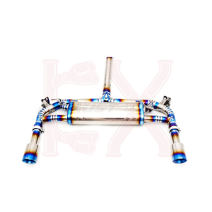 Système d'échappement (section intermédiaire et section arrière) pour <span class=keywords><strong>BMW</strong></span> Série <span class=keywords><strong>1</strong></span> <span class=keywords><strong>114i</strong></span> 116i 118i 120i <span class=keywords><strong>1</strong></span>.6T <span class=keywords><strong>F20</strong></span> F21, matériau en alliage de titane - Product Image 1