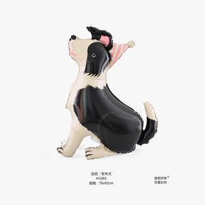 מט קריקטורה בעלי חיים אלומיניום סרט אלומיניום בלון עבור חג המולד יחיד husky <span class=keywords><strong>pug</strong></span> dalmatan dachshund כלב יום הולדת כלב אלומיניום - Product Image 6