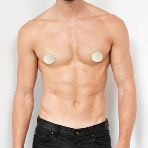 Neues Produkt Nippel abdeckung Vliesstoff Selbst klebende atmungsaktive Brust aufkleber Herzförmige Einweg-Nippel abdeckung für Männer - Product Image 2