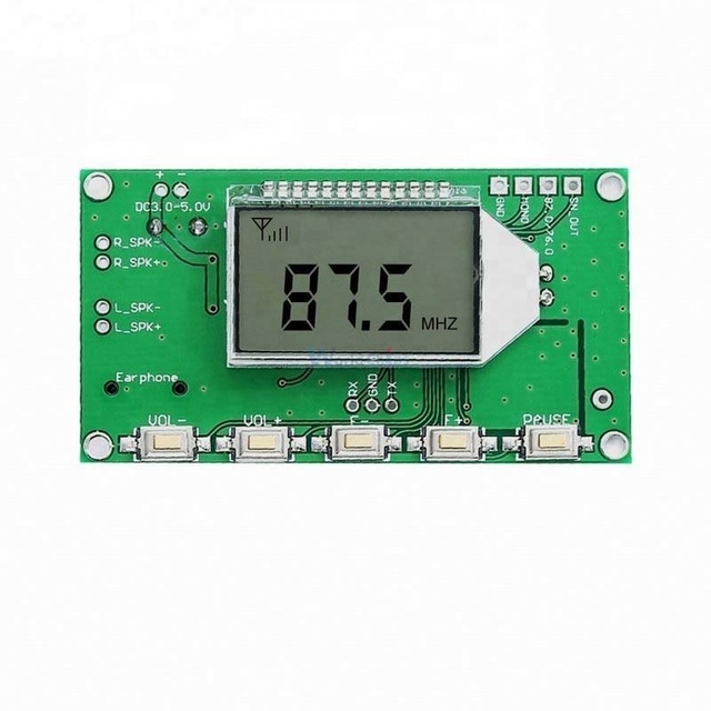 DC 3-5V FM stereo audio transmitter module 50Hz-18KHz Campus broadcast FM Module