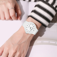 Jam Tangan Minimalis Baru untuk Mahasiswa, Khusus Ujian, Gaya Kampus, Netral, Jarum Penunjuk, Jam Tangan Quartz Anak