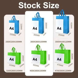 Bolsa de Mano Promocional para Regalos Empresariales, Fabricada en Tela Laminada No Tejida, con Logotipo Personalizado, Reutilizable para Compras, Abarrotes, Zapatos y Paquetes - Product Image 4