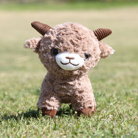Vente en gros usine : Peluche de chèvre blanche en forme de mouton, jouet en peluche, poupée de chèvre debout, personnalisable OEM, plusieurs tailles, jouet pour enfants en gros