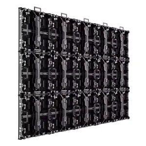 Pantalla de pared de video Led de alquiler para exteriores de alta frecuencia de actualización de 500x1000mm Ip65 Panel de pantalla Led de fondo de escenario gigante impermeable