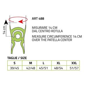 ORIONE Soporte Estabilizador de Rodilla con Banda de Compresión Integrada de Silicona, Función de Compresión, Unisex, Art. 488 - Product Image 3
