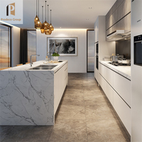 Conceptions de Meubles de Cuisine Modernes Cuisine Automatique Meuble de Cuisine Modulaire pour Villa