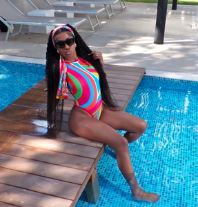 <span class=keywords><strong>Maillot</strong></span> <span class=keywords><strong>de</strong></span> <span class=keywords><strong>bain</strong></span> une pièce sexy pour femme avec bandeau, col montant, imprimé personnalisé, <span class=keywords><strong>de</strong></span> marque STOCK - Product Image 1