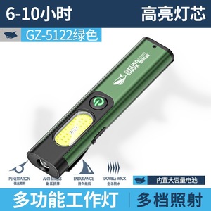 ไฟตรวจสอบ LED แบบชาร์จไฟได้ SMILING SHARK ฐานแม่เหล็ก ระยะ 200 ม. สำหรับซ่อมรถยนต์ - Product Image 3