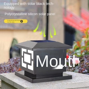 IP65 éclairage de paysage extérieur étanche solaire jardin clôture poste lumière LED extérieur pilier porte lumières - Product Image 6