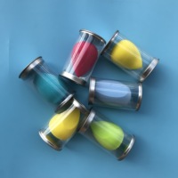 Meilleure vente, éponge de fond de teint en forme de couleur personnalisée, éponges de maquillage de beauté, mélangeur en Latex, éponge de maquillage personnalisée gratuite