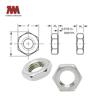 Mur Baut Pengunci Setengah Hex Taiming 304 A2 Baja Tahan Karat M3-M16 X1.75 Standar DIN/ANSI Bersertifikasi IATF16949