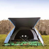 Tentes de camping professionnelles personnalisées pour l'extérieur, coupe-vent, imperméables, tunnel, ultralégères