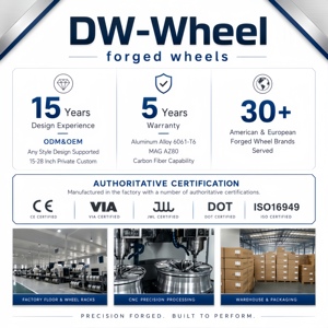 Jantes en alliage forgé DW 2 pièces 18 19 20 21 22 pouces 5x112 2pc Deep Concave Silver Chrome pour Mercedes <span class=keywords><strong>AMG</strong></span> <span class=keywords><strong>C63</strong></span> E63 GT W205 - Product Image 3