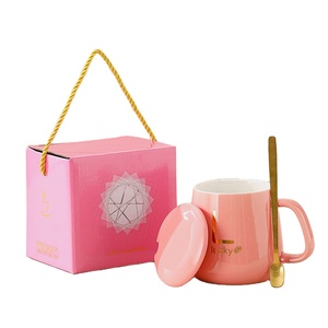 IStapromo Regali Nuova Idea Prodotto 2024 Tazza in Ceramica Mini Arancione con Asciugamano Orsetto Marrone, Cucchiaino Carino e Confezione <span class=keywords><strong>Regalo</strong></span> - Product Image 1