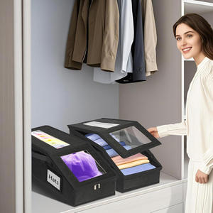 Boîte de rangement à fermeture éclair grande capacité pour casquettes, casquettes de baseball, chapeaux de golf, organisateurs anti-poussière pour jouets, vêtements, boîte de rangement avec couvercle - Product Image 3