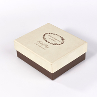 Caja de cartón mate marrón beige para aceites esenciales, embalaje minorista con inserto troquelado personalizado, cartón con base de cierre automático para perfumes